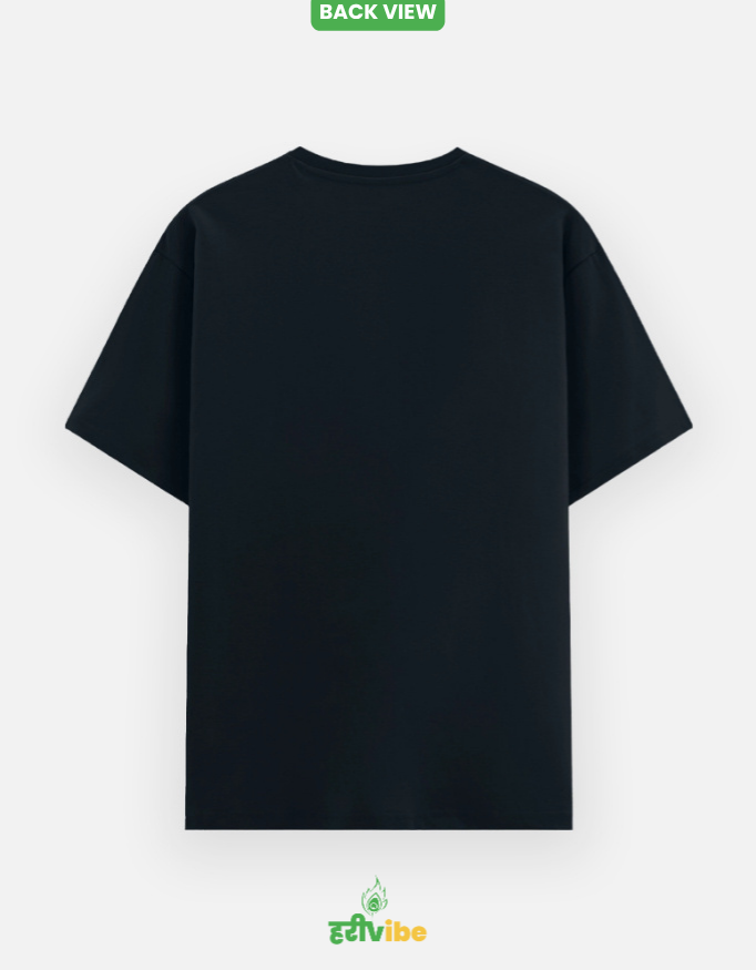 Just Another Devotee | Unisex Classic Tee – Navy Melange | Bhakti T-shirt (Spiritual Streetwear)