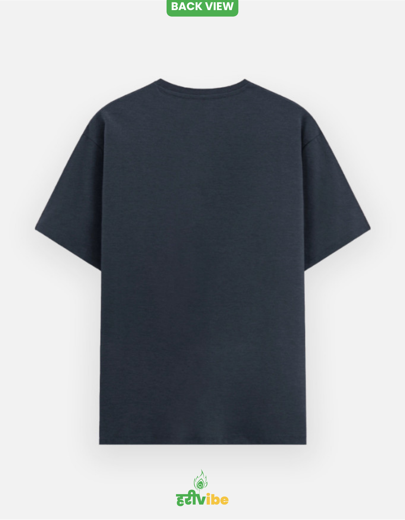Chant Count Conquer | Unisex Classic Tee – Navy | Bhakti T-shirt (Spiritual Streetwear)