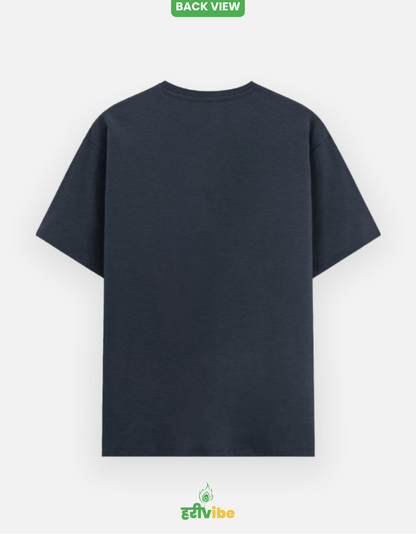 Chant Count Conquer | Unisex Classic Tee – Navy | Bhakti T-shirt (Spiritual Streetwear)