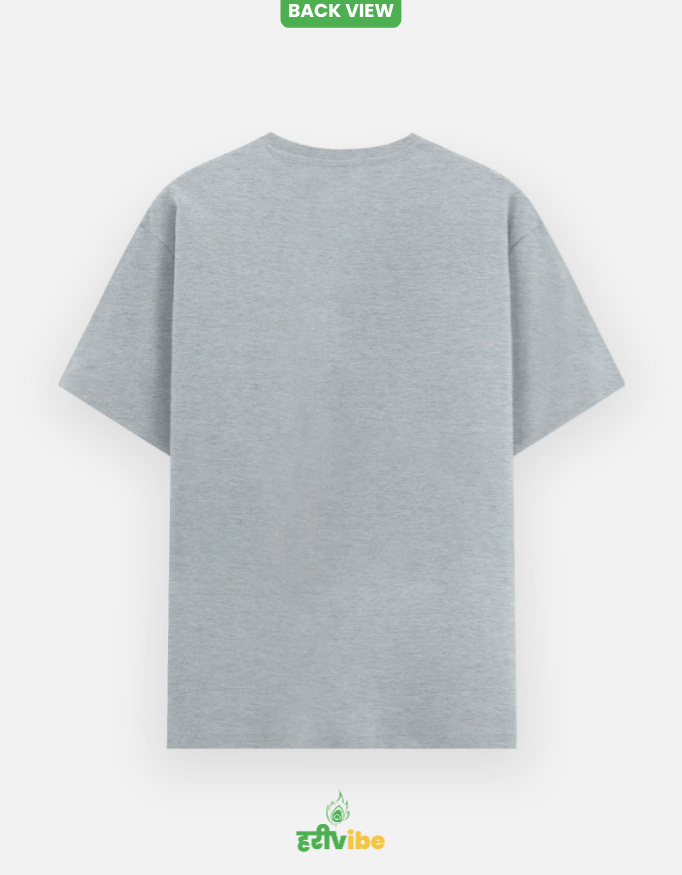 Tilak > Tatoo | Unisex Classic Tee – Navy Melange | Bhakti T-shirt (Spiritual Streetwear)