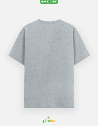 Tilak > Tatoo | Unisex Classic Tee – Navy Melange | Bhakti T-shirt (Spiritual Streetwear)