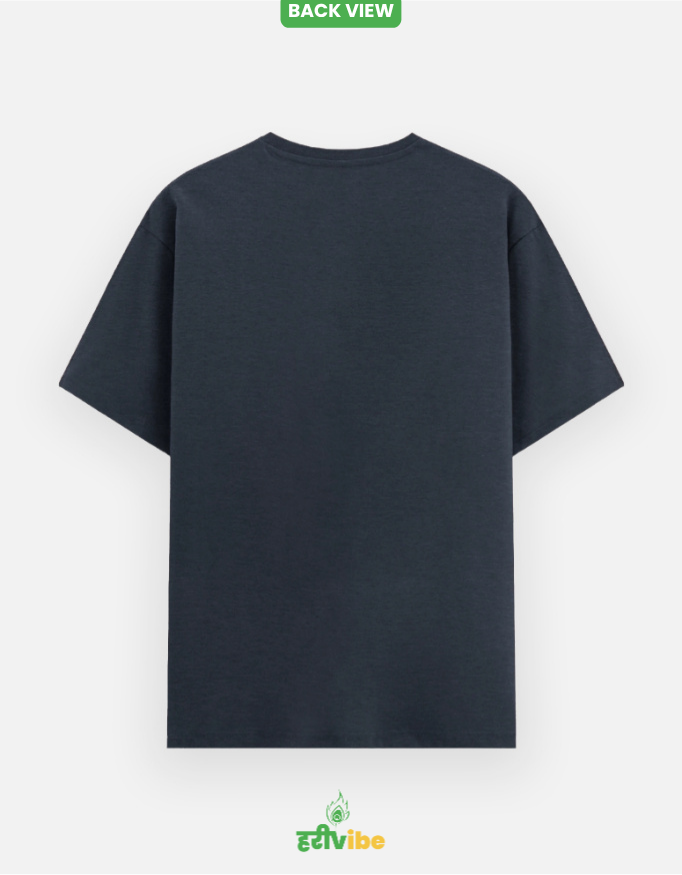 Take Me To Vrindavan | Unisex Classic Tee - Navy Melange | Bhakti T-shirt (Spiritual Streetwear)